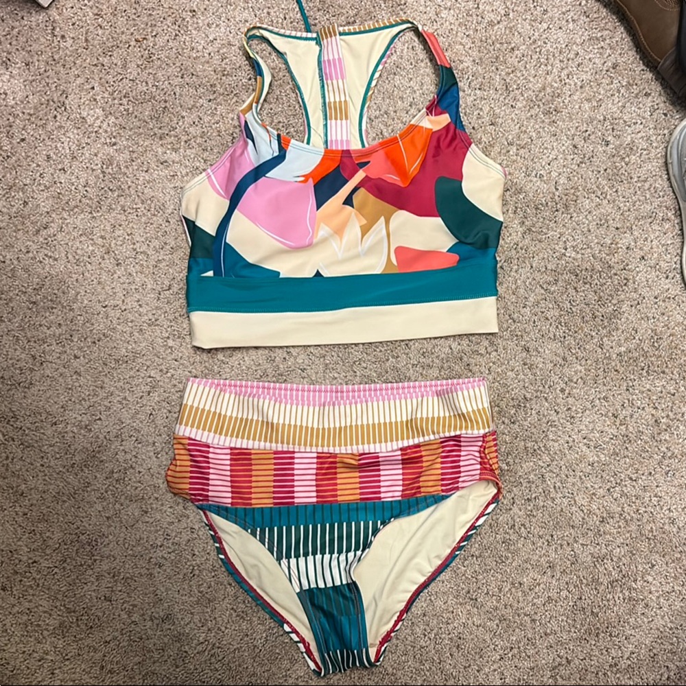 Colorful Patterned Bikini Set (mixed sizing)